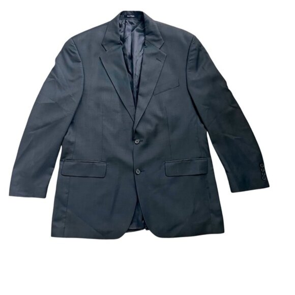 Ralph Lauren 44 Tall Navy Wool CashmereBlazer Sport Coat 2 Button - Picture 1 of 15